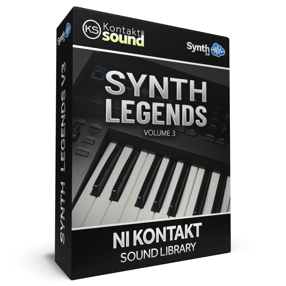 SLG003 - Synth Legends V3 - Native Instruments Kontakt ( 31 presets )
