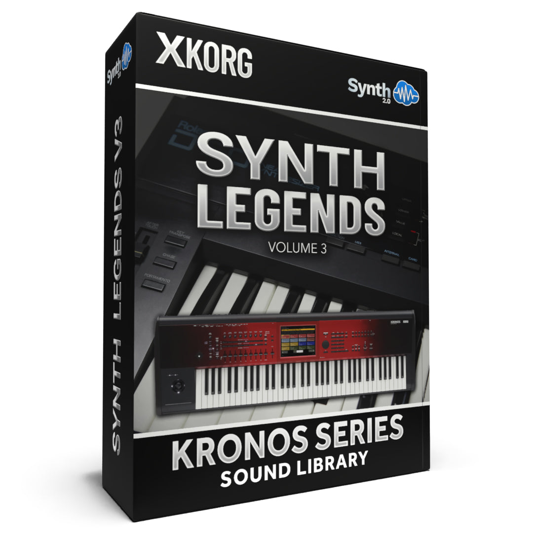 SLG003 - Synth Legends V3 - Korg Kronos Series ( 26 presets )