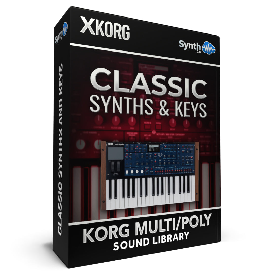 KLL018 - Classic Synths & Keys - Korg Multi/Poly ( 52 presets )