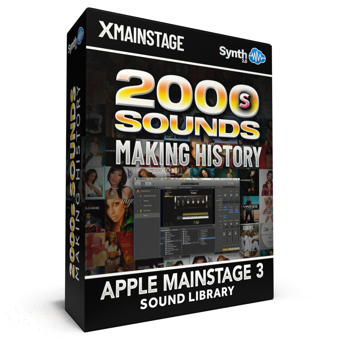 RLL007 - ( Bundle ) - 2000s Sounds Making History V2 + Pop Hits & 80s Sounds Making History V3 - Logic Pro X Mainstage