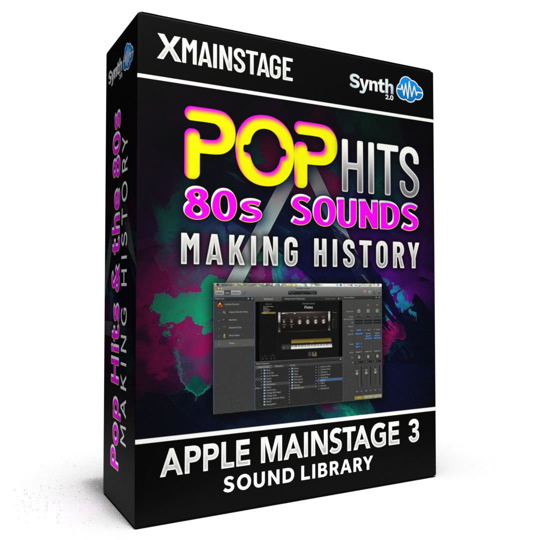 RLL007 - ( Bundle ) - 2000s Sounds Making History V2 + Pop Hits & 80s Sounds Making History V3 - Logic Pro X Mainstage