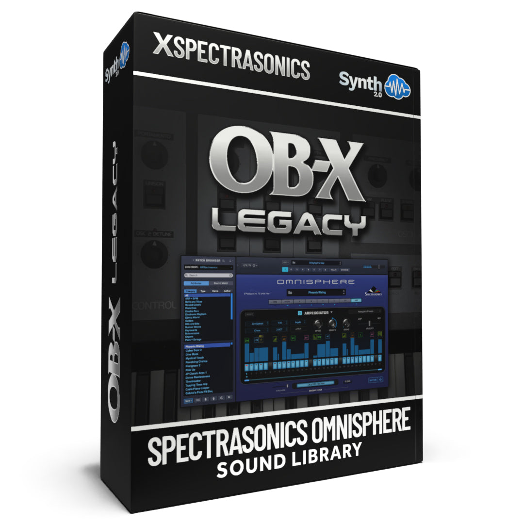 DRS070 - OB-X Legacy - Spectrasonics Omnisphere 2 ( 32 presets )