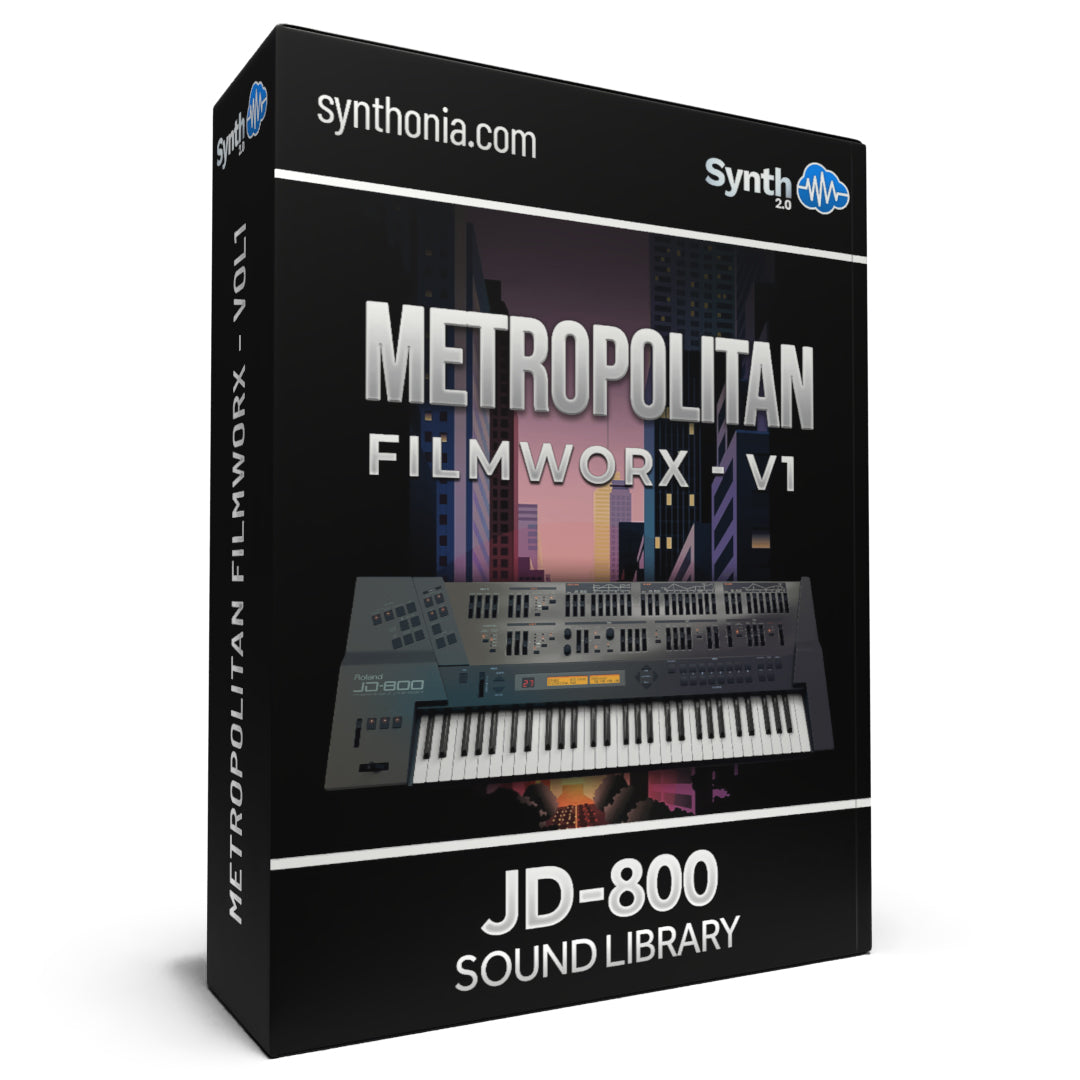 DSL003 - Metropolitan Filmworx V1 - Roland JD-800 ( 64 presets )
