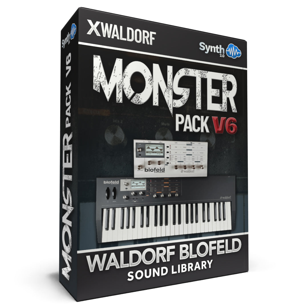 SCL568 - Monster Pack V6 - Waldorf Blofeld / Desktop ( 1000+ presets )