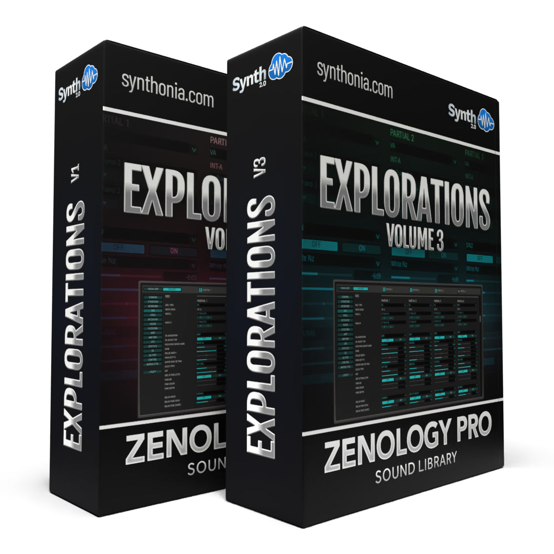 LFO162 - ( Bundle ) - Explorations V1 + V2 - Zenology Pro
