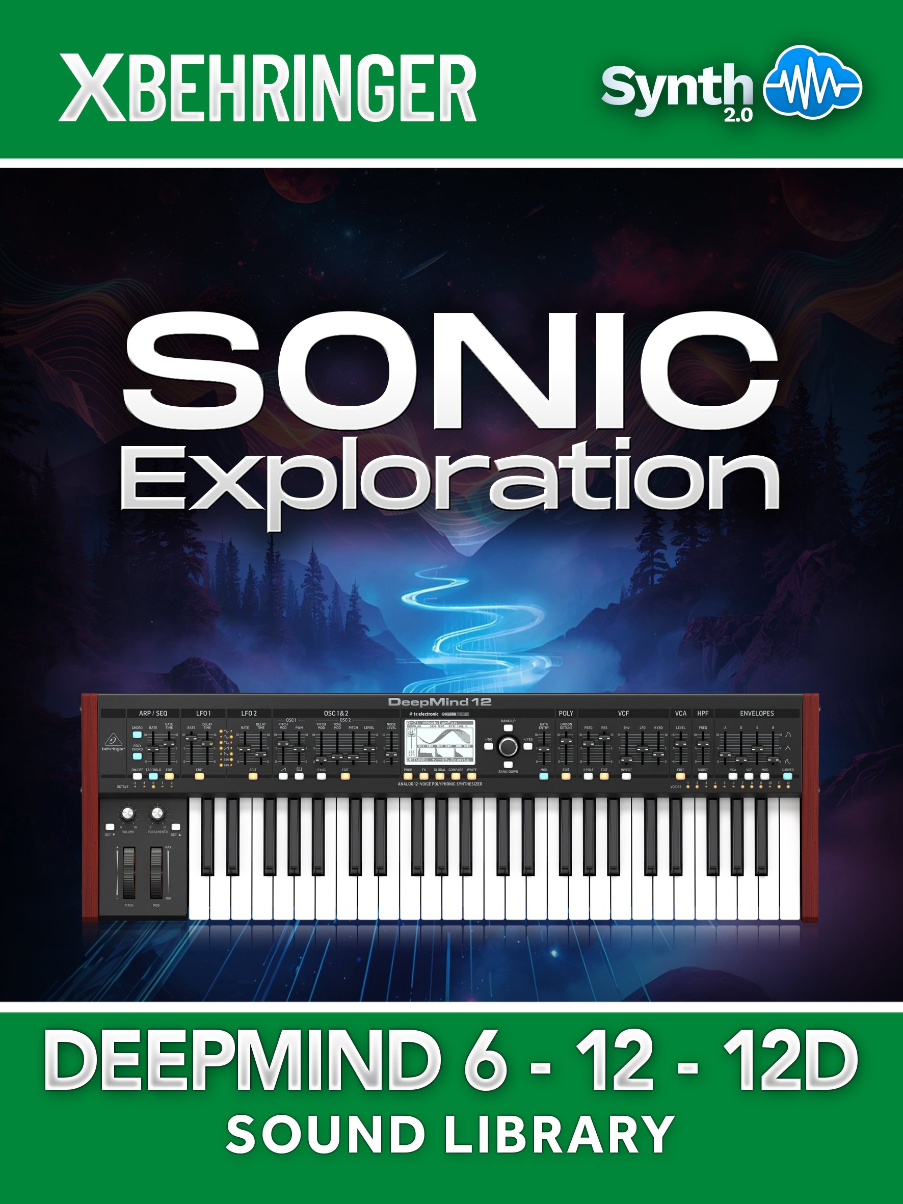 KLL011 - Sonic Exploration - Behringer Deepmind 6 / 12 / 12D ( 40 presets )