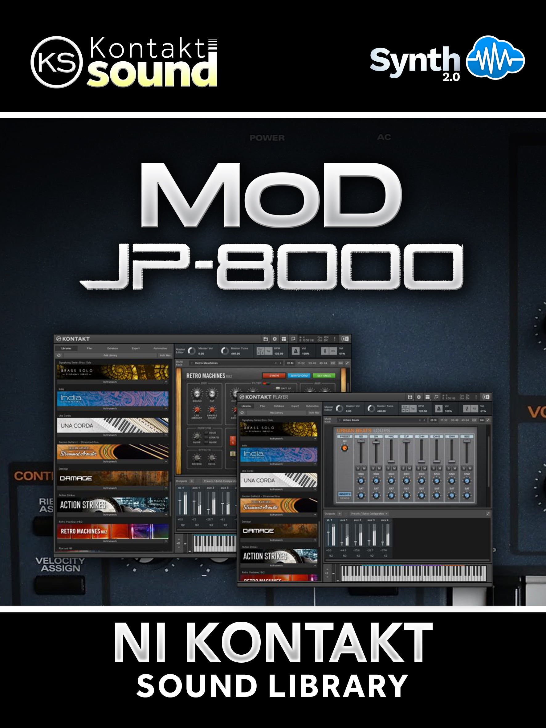 MoD JP-8000 Sound Bank Native Instruments Kontakt 55 presets