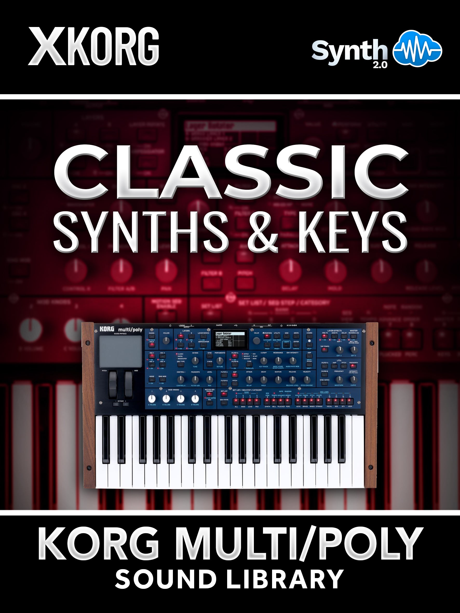 KLL018 - Classic Synths & Keys - Korg Multi/Poly ( 52 presets )