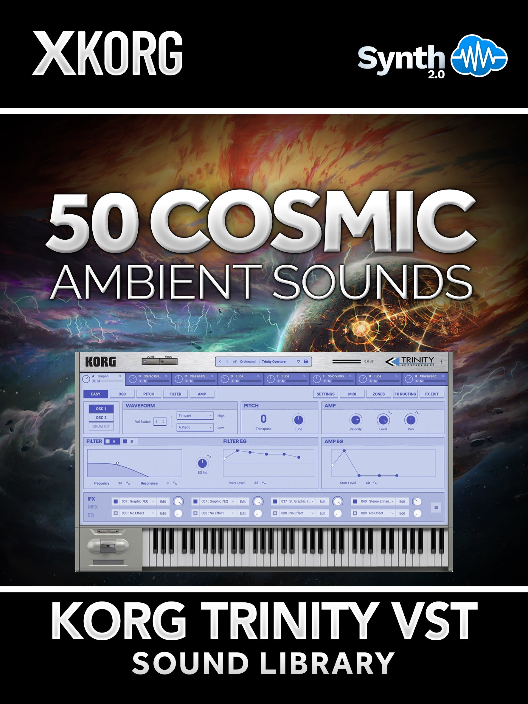 LFO026 - 50 Cosmic Ambient Sounds - Korg Trinity VST