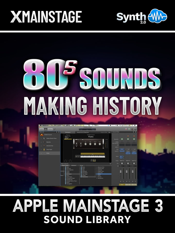 80s Sounds Making History V1 Logic Pro X Mainstage – Synthcloud