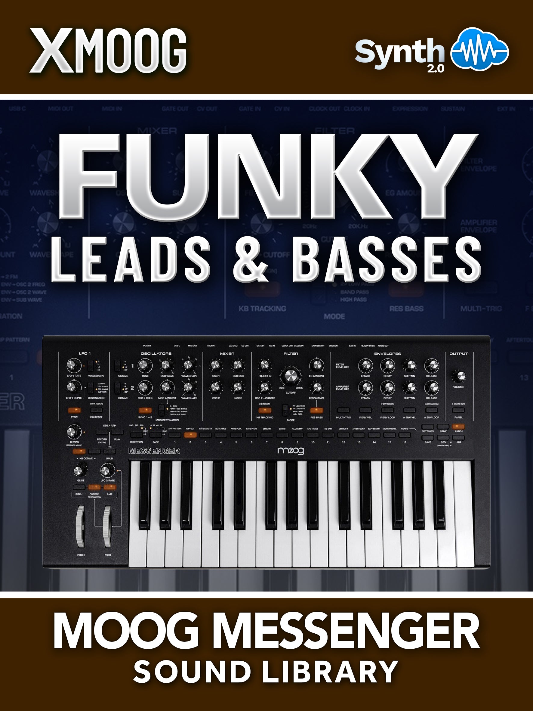 Moog Messenger Funk Analog 51 Patches – Synthcloud