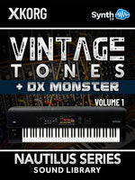 SSX005 - Vintage Tones V.1 + DX Monster - Korg Nautilus Series ( over 14 banks )