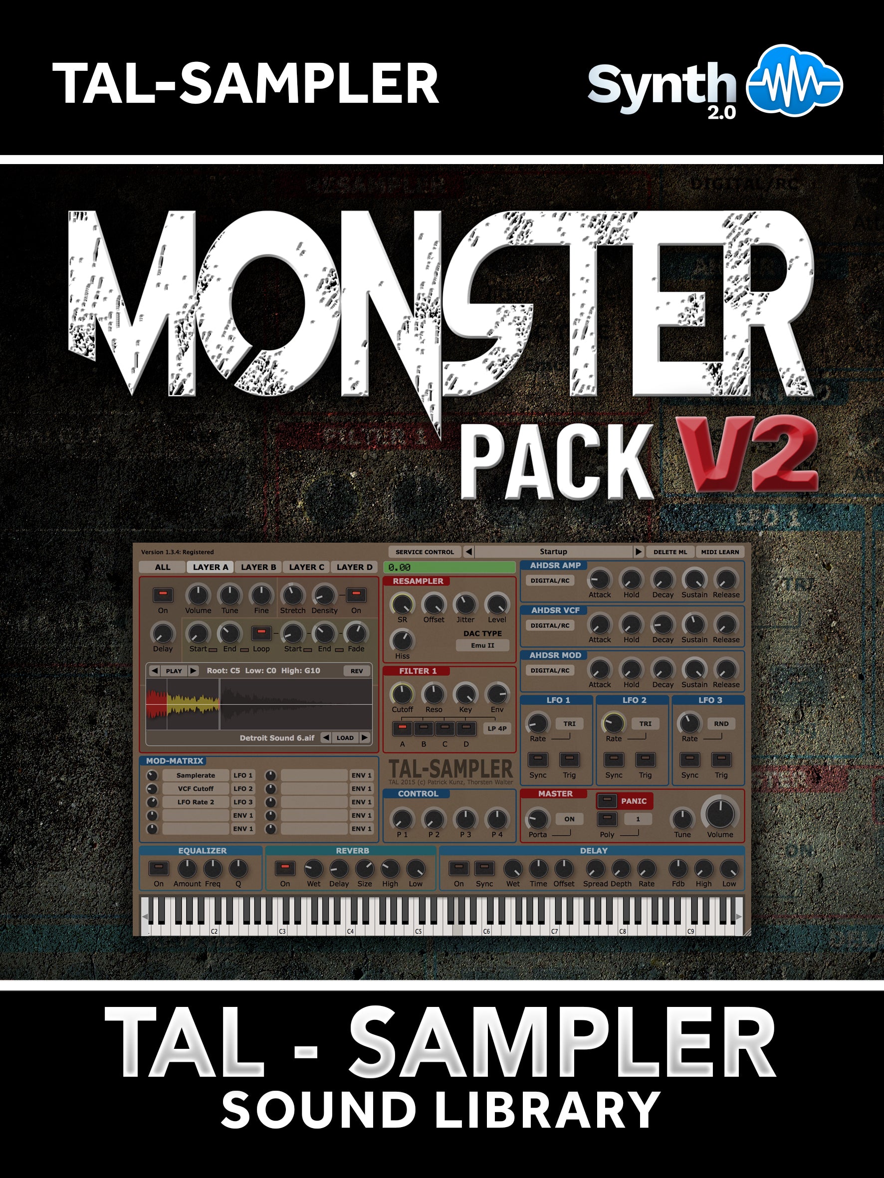 SCL192 - Monster Pack V2 - TAL Sampler