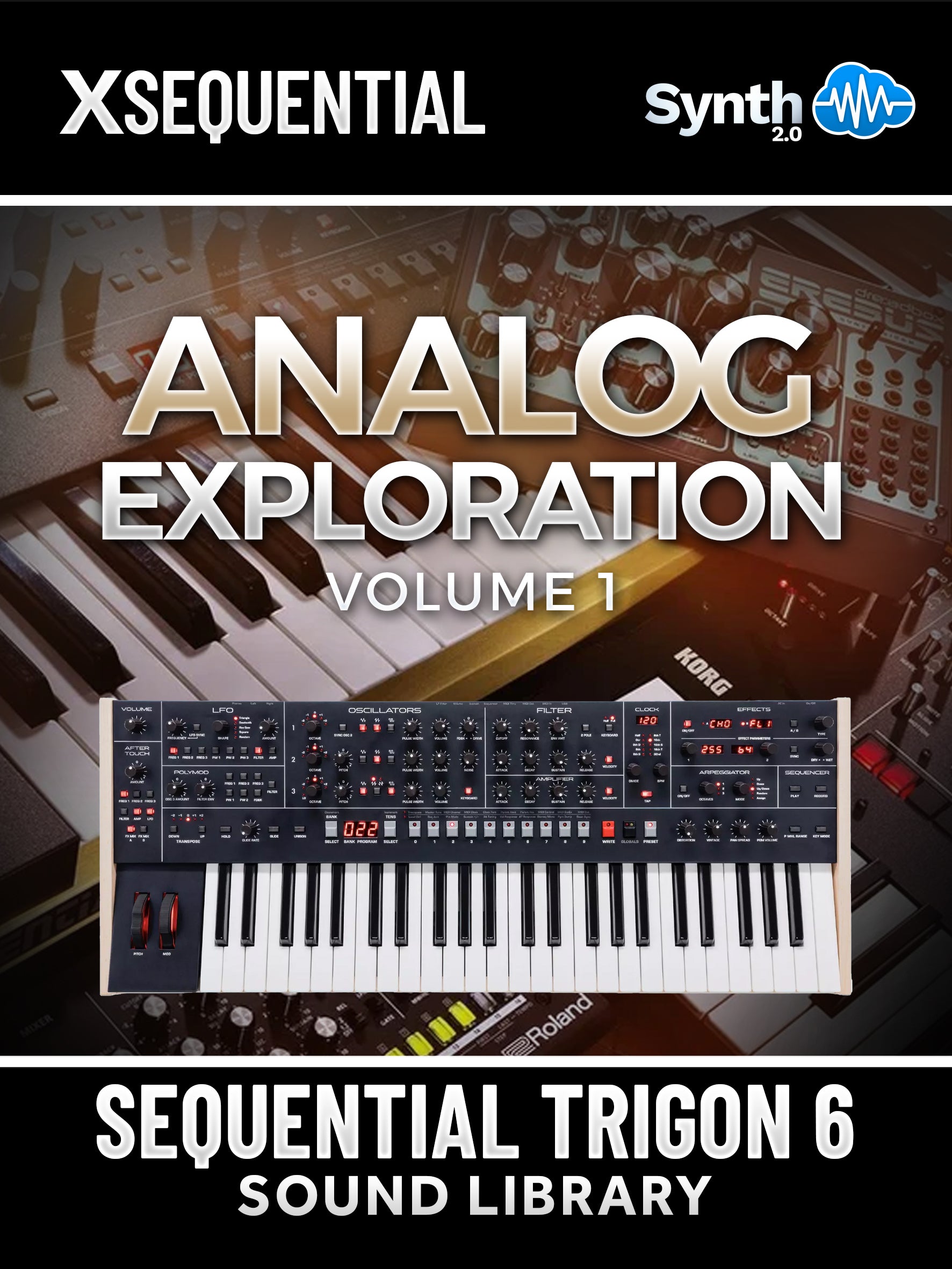 KLL012 - Analog Exploration V1 - Sequential Trigon 6 ( 50 presets )