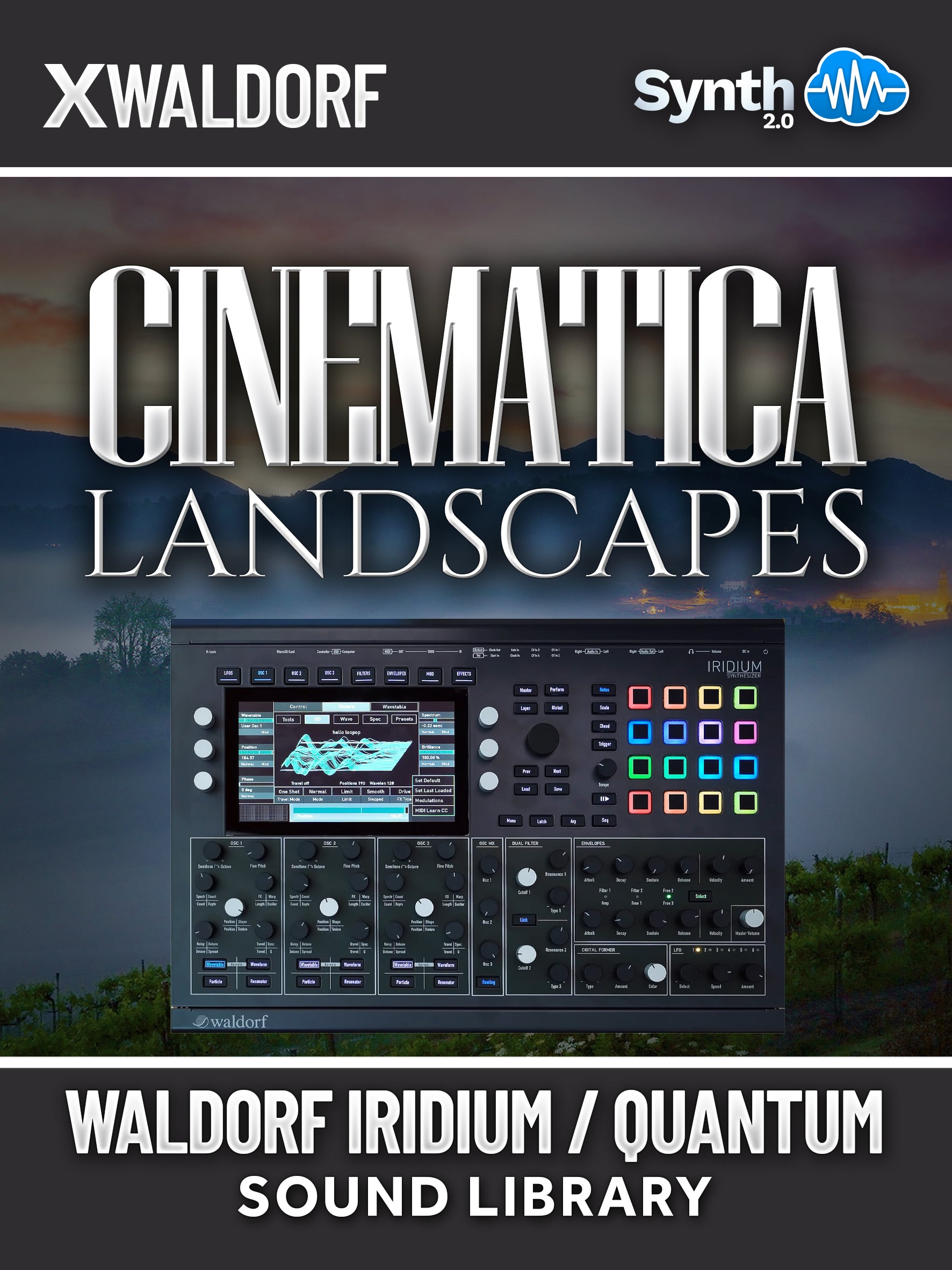 OTL101 - Cinematic Landscapes - Waldorf Iridium / Quantum ( 51 presets )