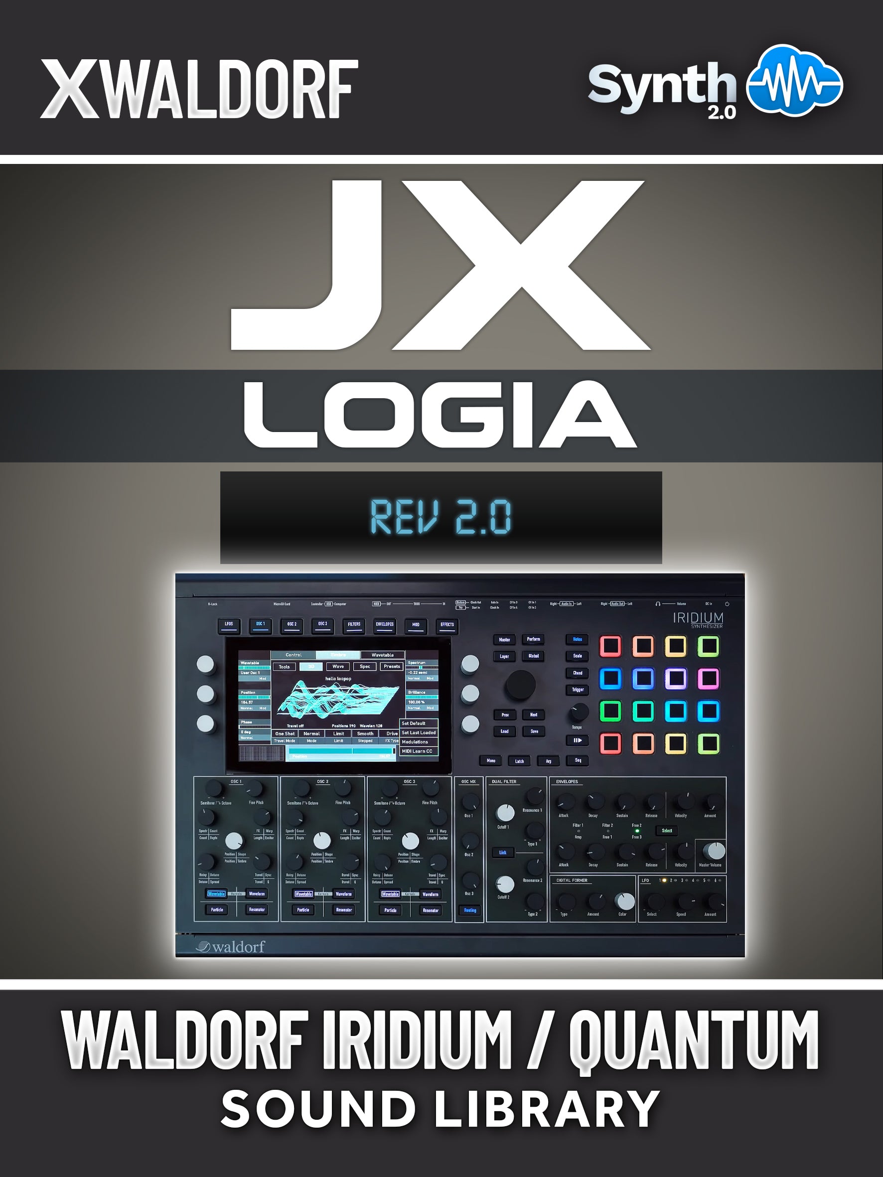 Waldorf Iridium Quantum - Roland JX 8p Logia 24 presets – Synthcloud