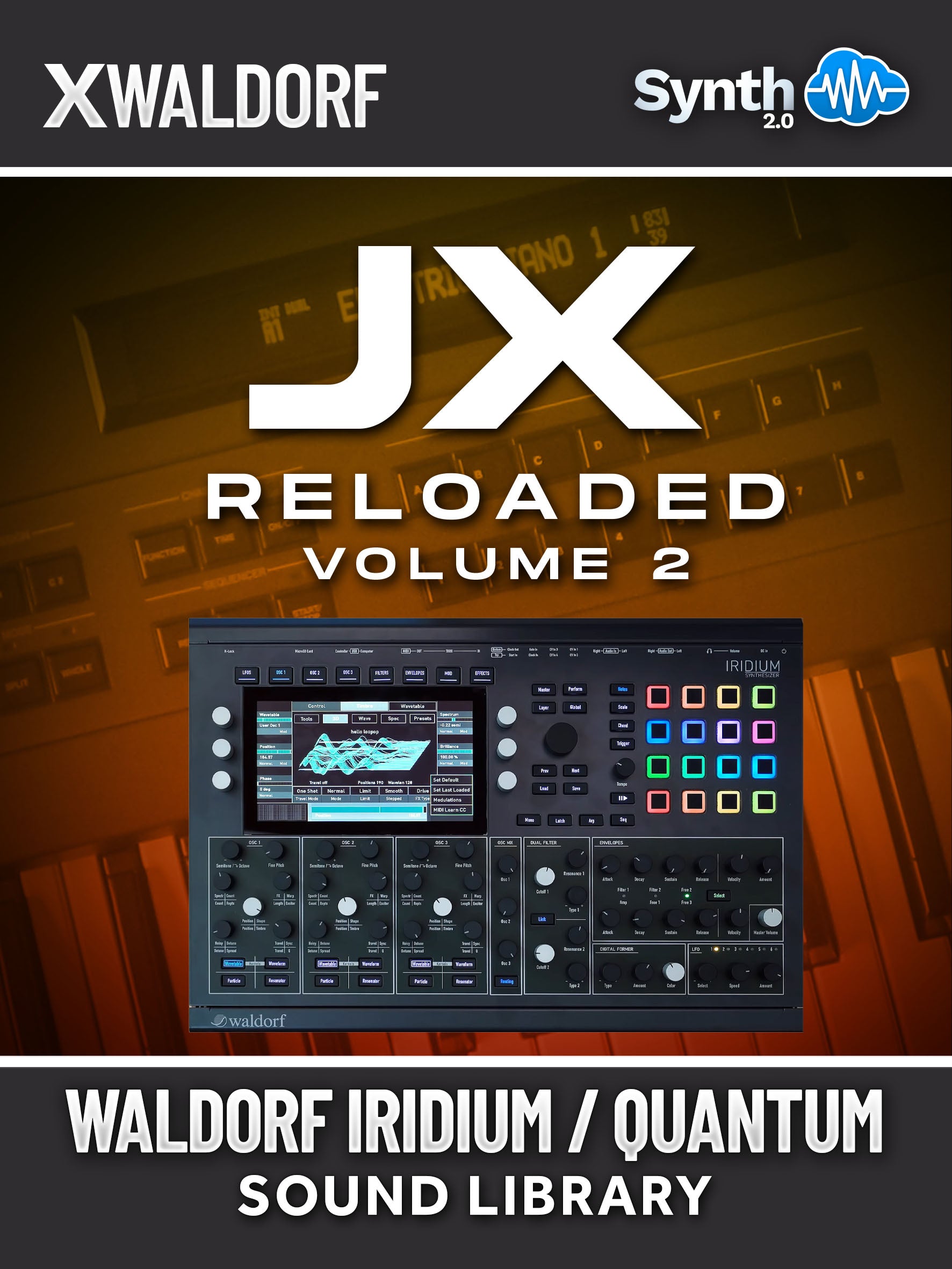 KLL014 - JX Reloaded V2 - Waldorf Iridium / Quantum ( 32 presets )