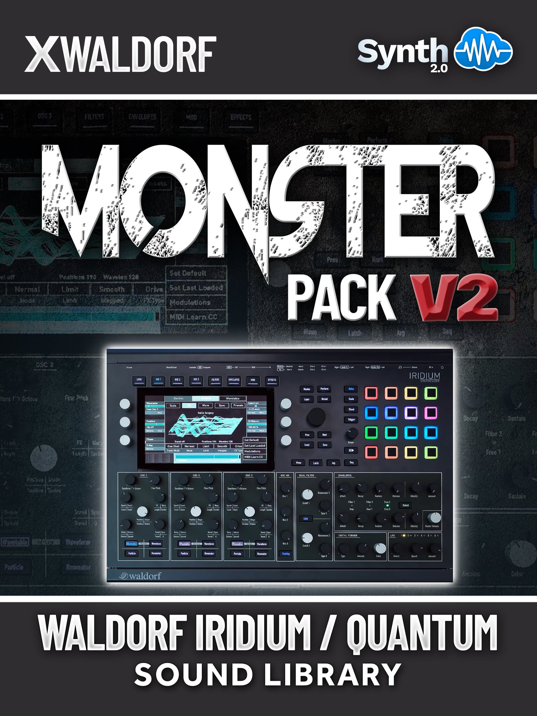 SCL529 - Monster Pack V2 - Waldorf Iridium / Quantum