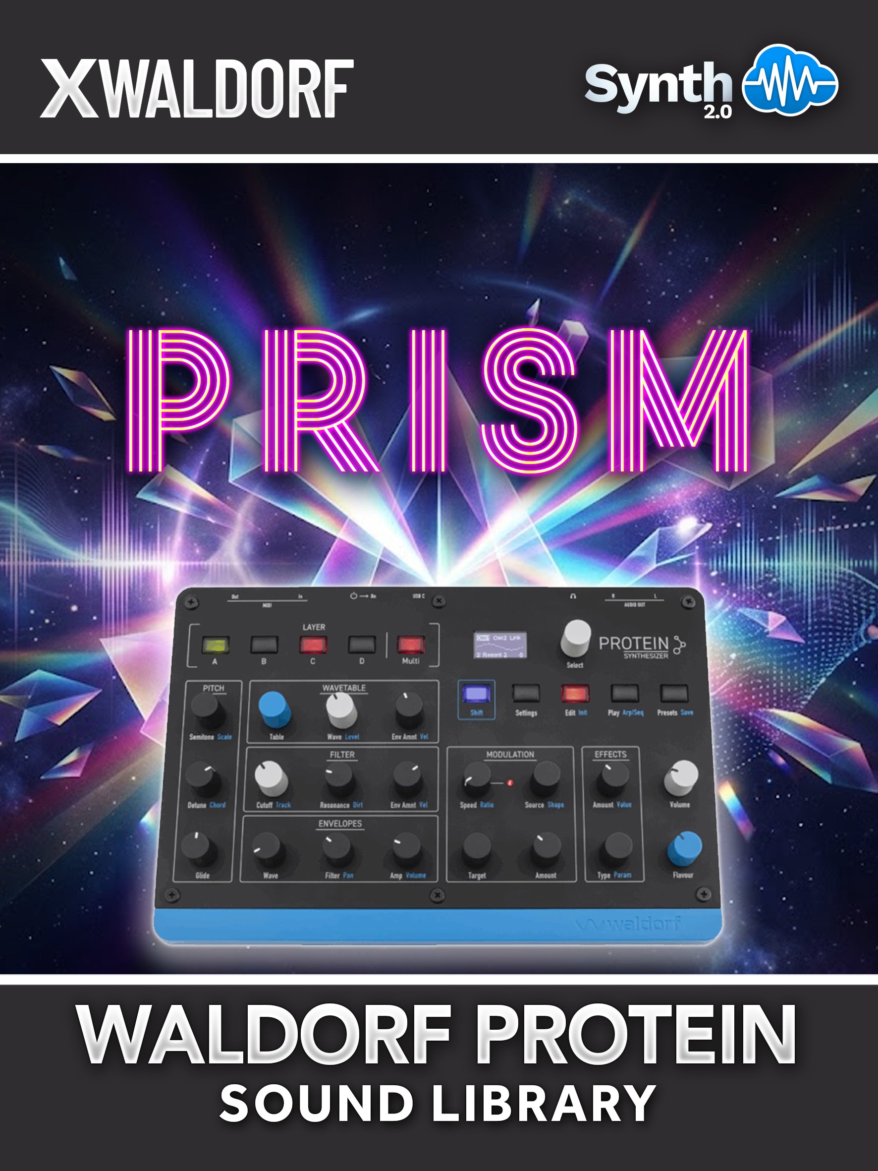 Horizontal Protein – 40 Presets Pack Soundset – Synthcloud
