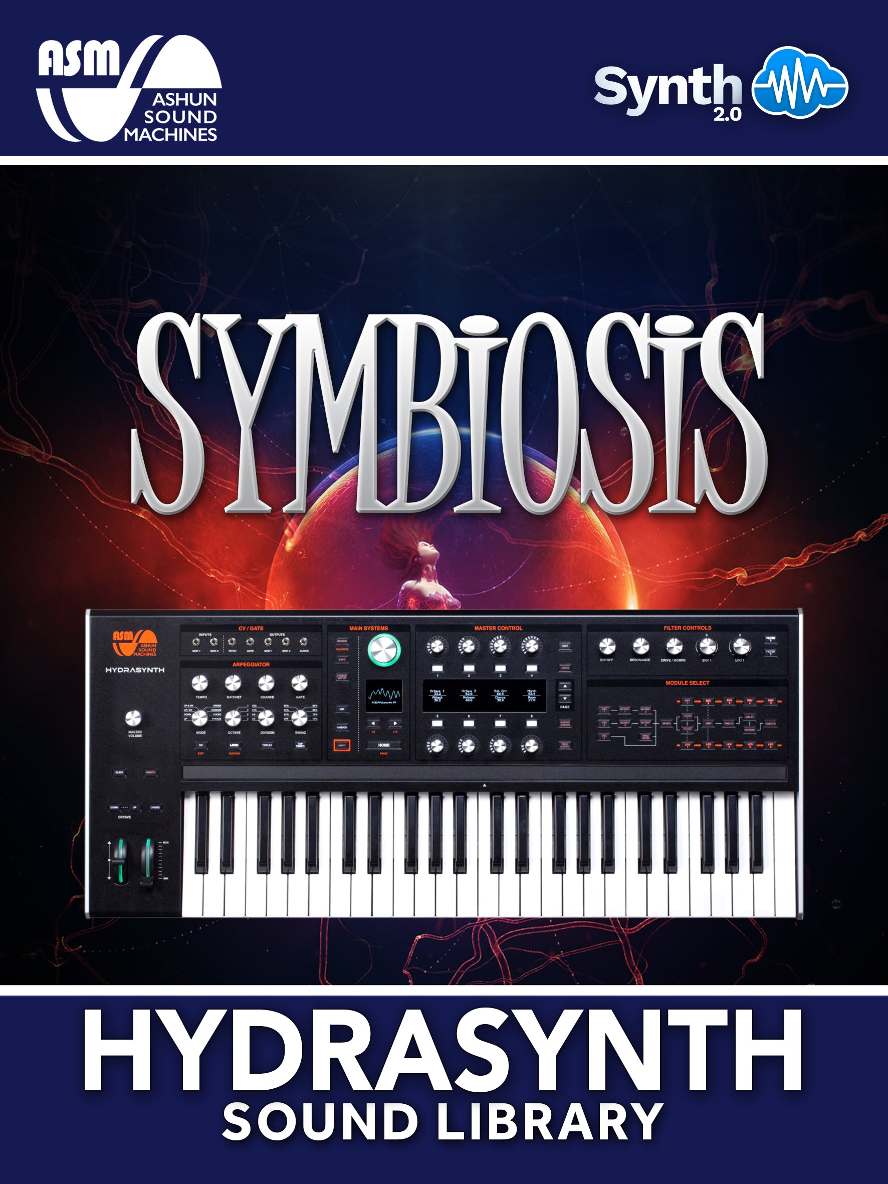 OTL017 - Symbiosis - ASM Hydrasynth Series ( 64 presets )