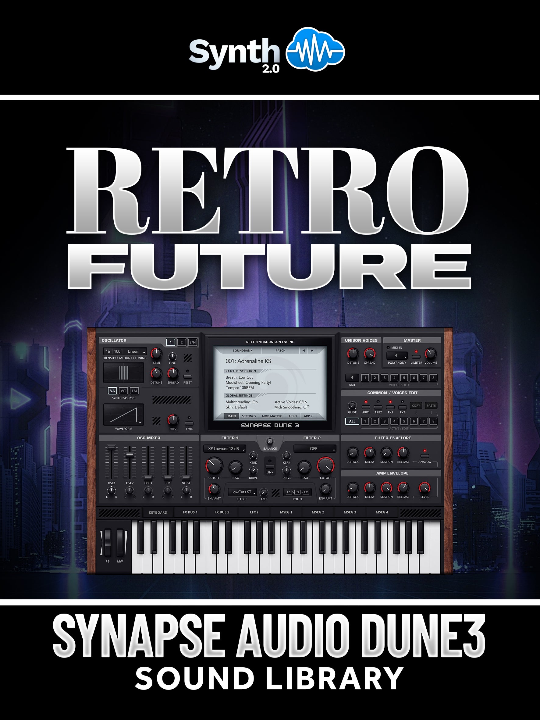 OTL077 - Retro Future - Synapse Audio Dune 3 ( 50 presets )