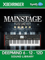 LFO144 - Mainstage Vol.1 - Behringer Deepmind 6 / 12 / 12D ( 64 presets )