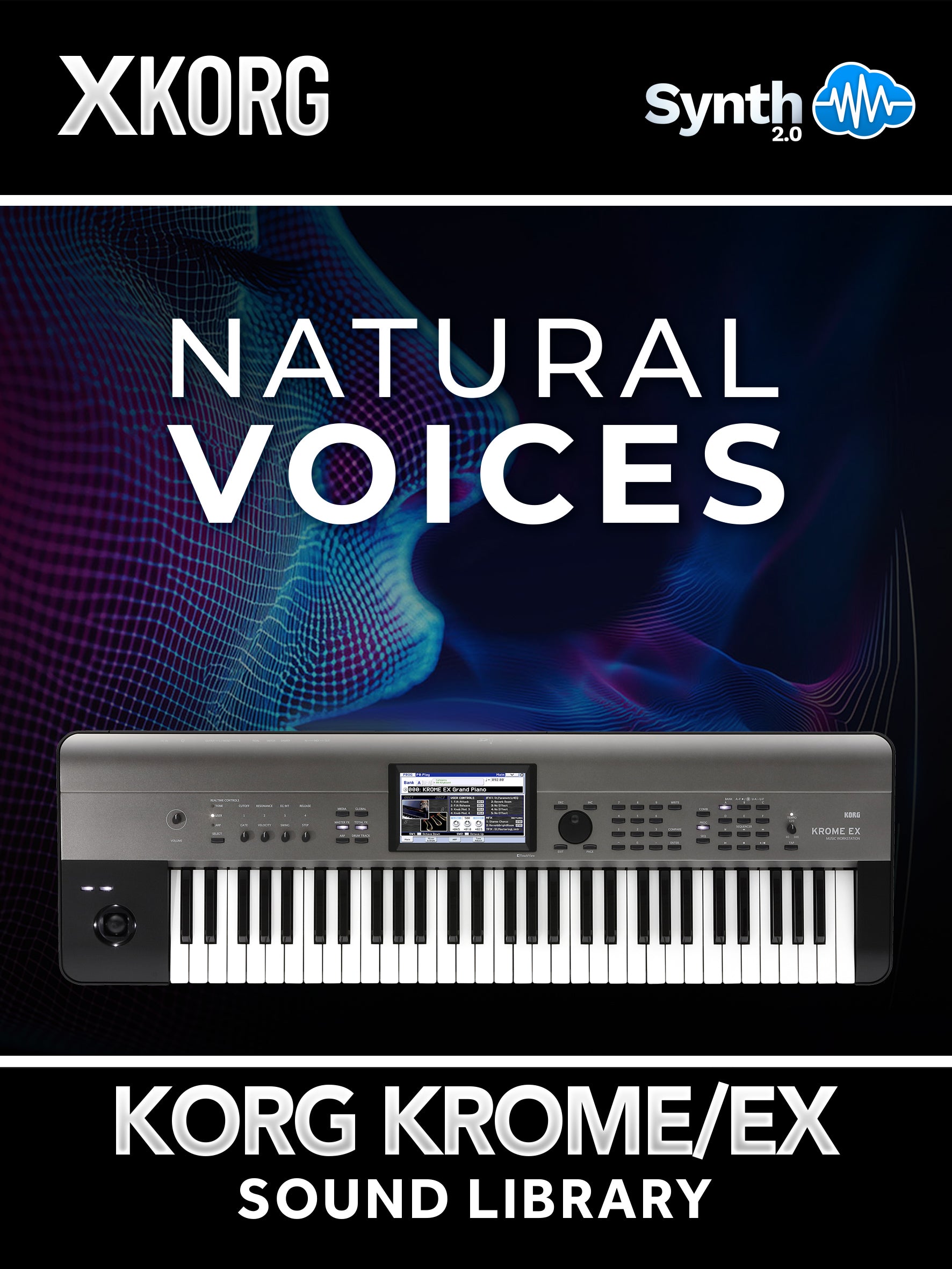 STL002 - Natural Voices - Korg Krome / EX ( 50 presets )
