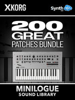 LFO009 - 200 Great Patches Bundle - Korg Minilogue