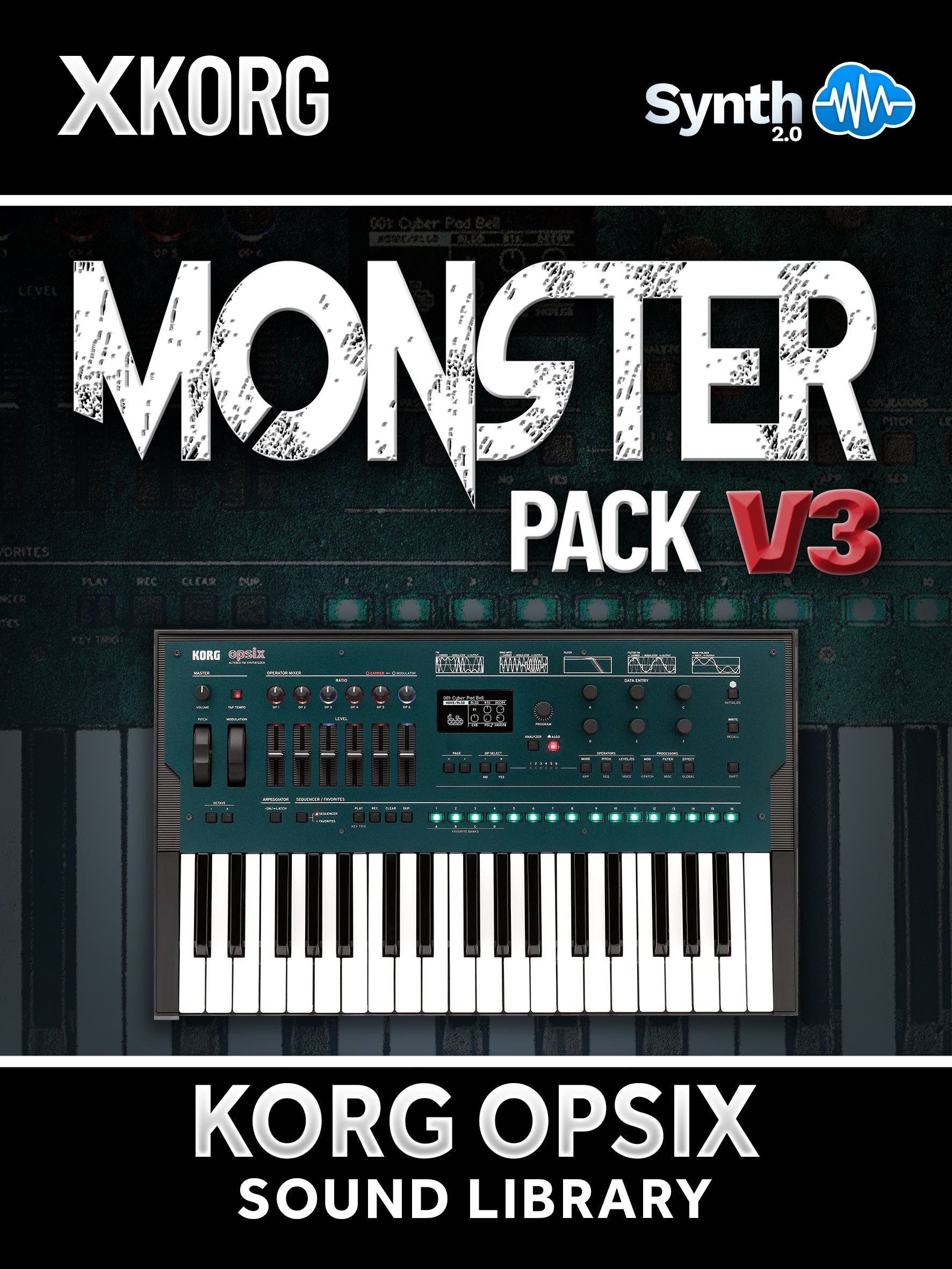 SCL007 - Monster Pack V3 - Korg Opsix / Se