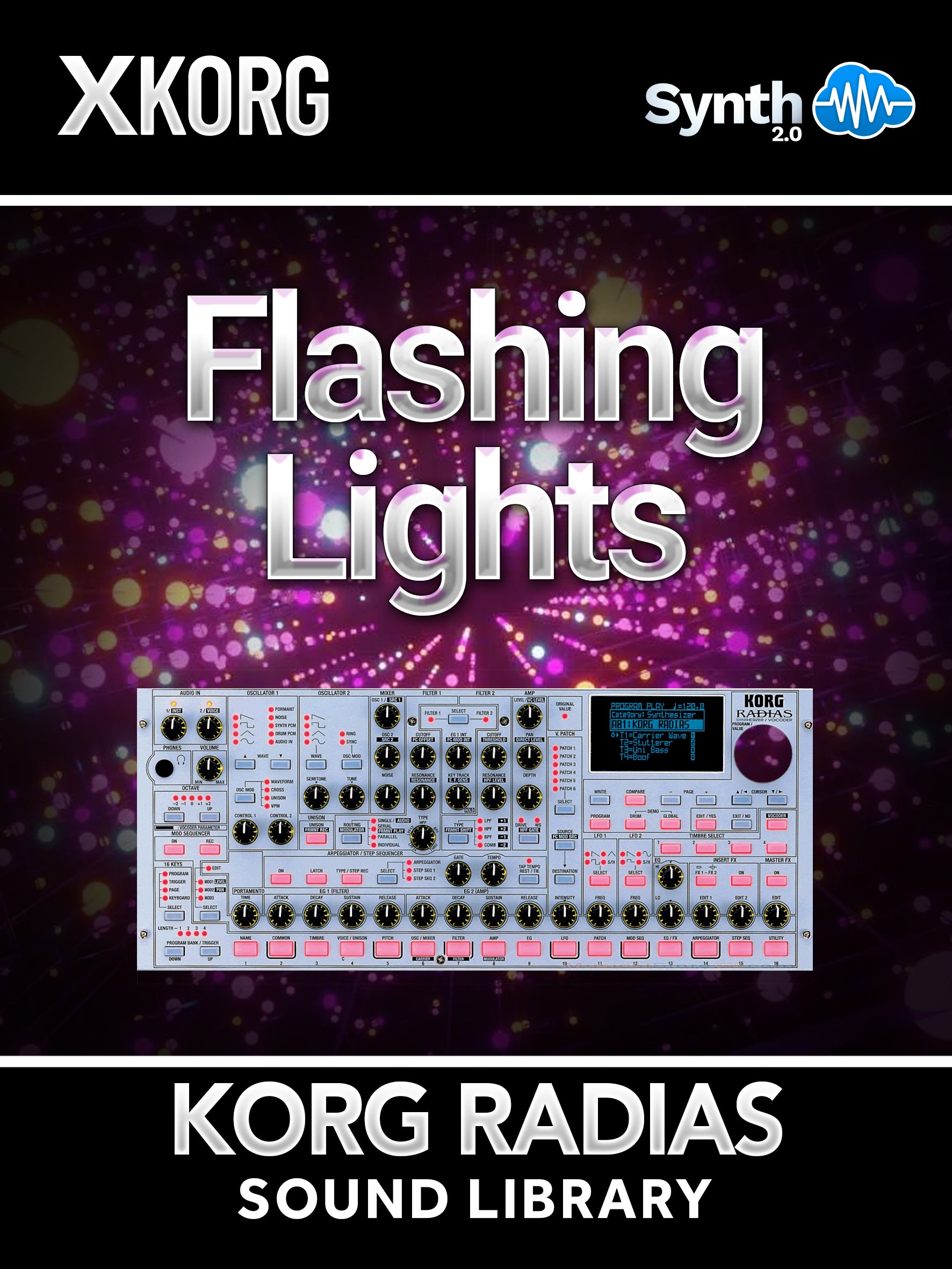 LFO166 - Flashing Lights - Korg Radias ( 128 presets )