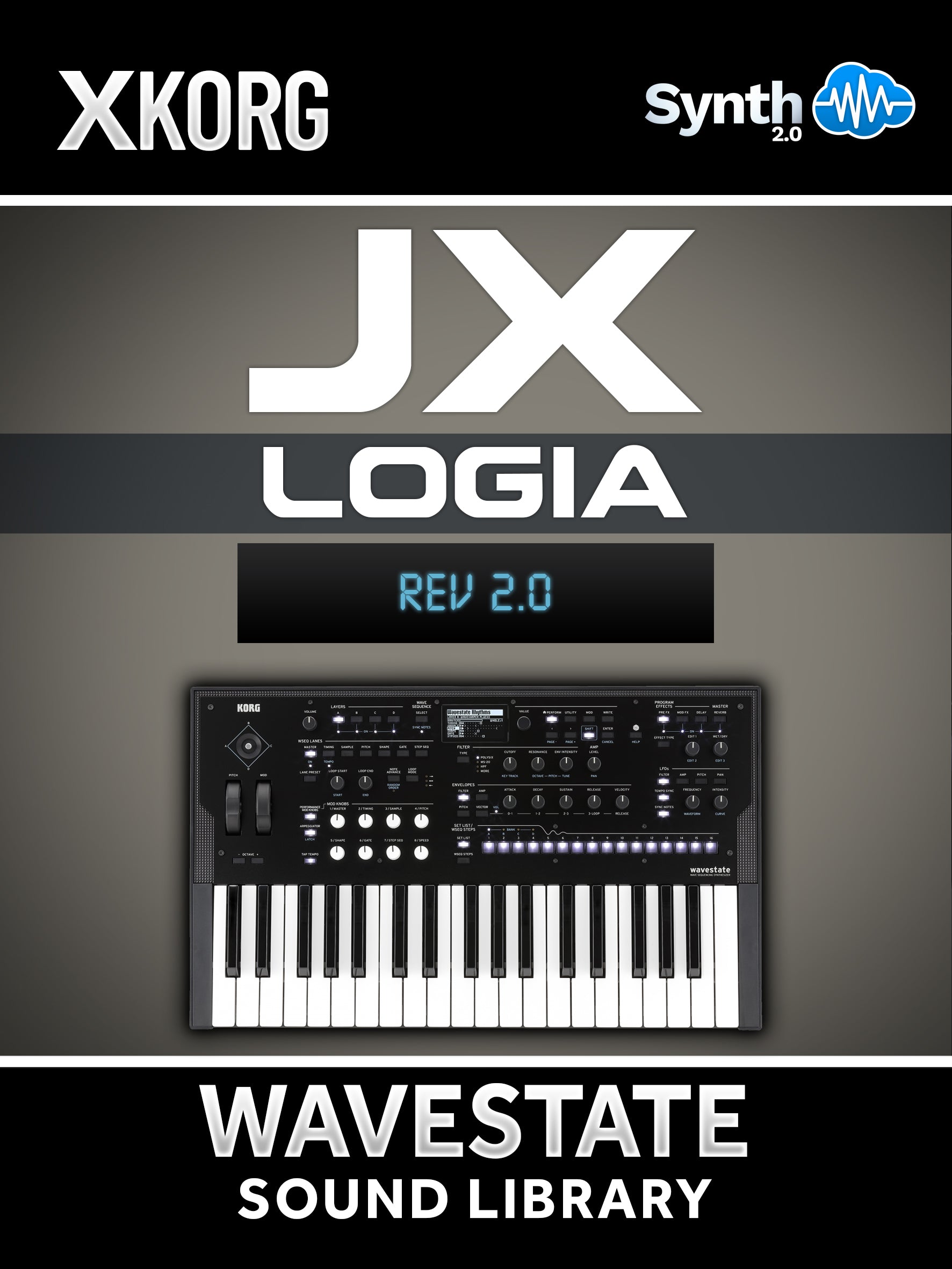 DRS039 - JX-Logia Rev2 - Korg Wavestate / mkII / Se / Native ( 24 performances )