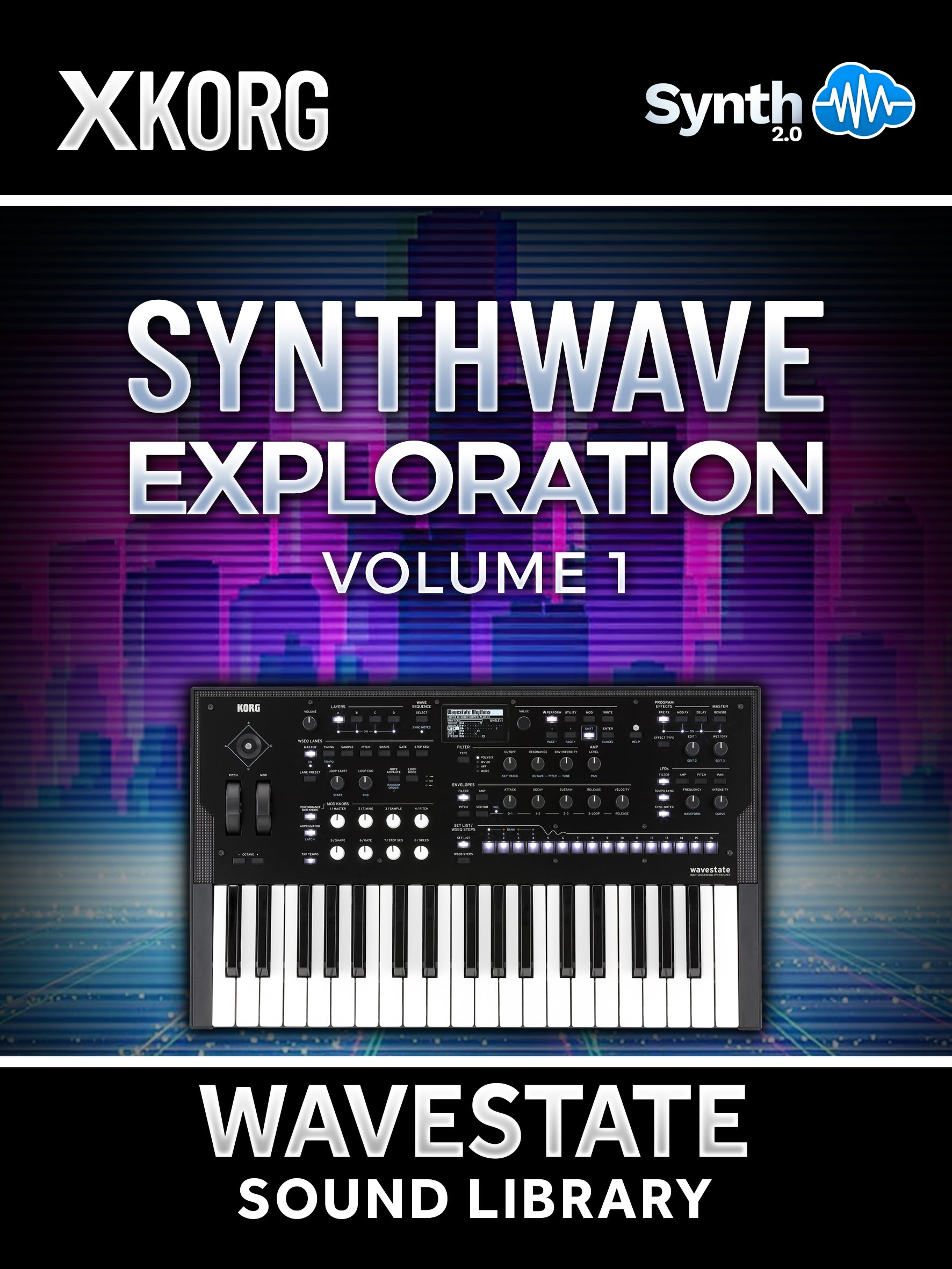 KLL022 - Synthwave Exploration V1 - Korg Wavestate / mkII / Se / Native ( 48 presets )