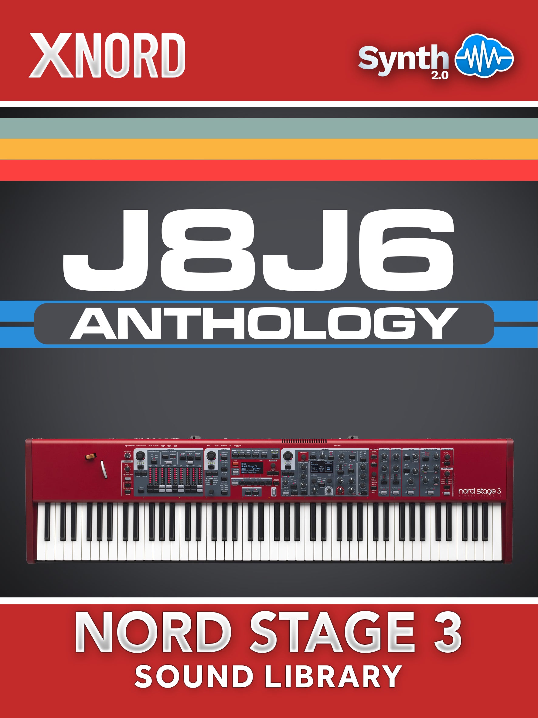 NAVレコードヒストリー　1 2 3 J8J6 - Jupiter 8 Juno 60 Anthology Nord Stage 3 32 presets