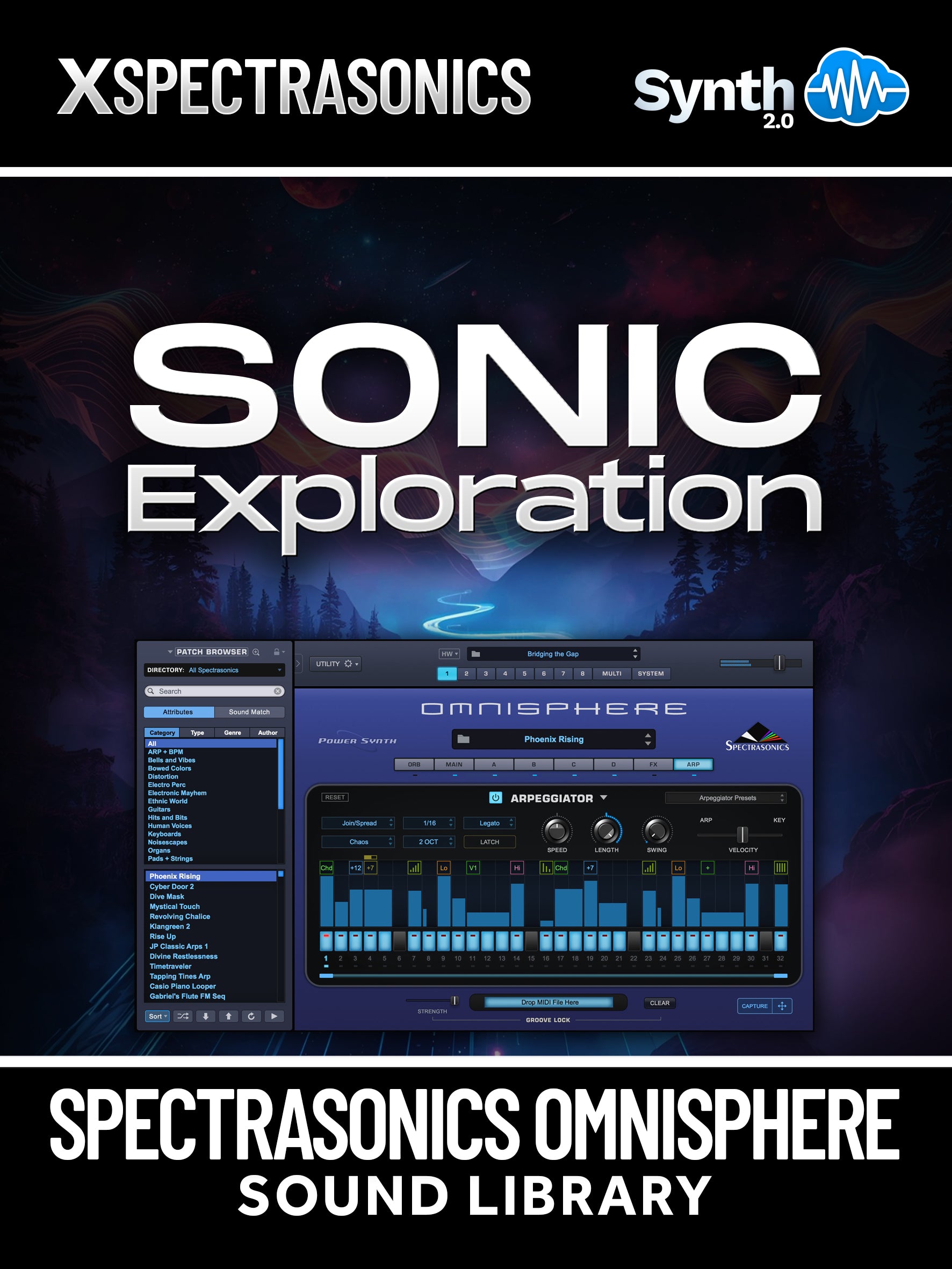 KLL011 - Sonic Exploration V1 - Spectrasonics Omnisphere 3 ( 24 presets )
