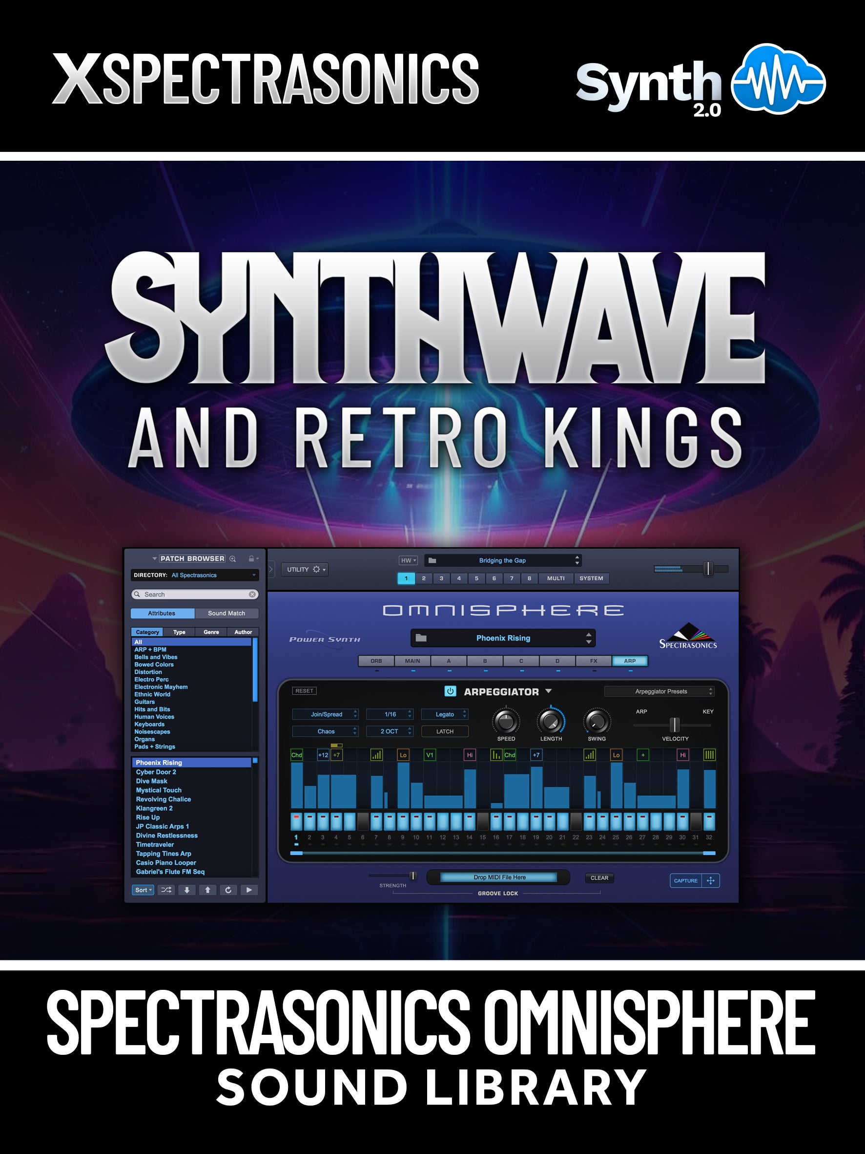 SWS049 - Synthwave & Retro Kings - Spectrasonics Omnisphere 2 ( 42 presets )