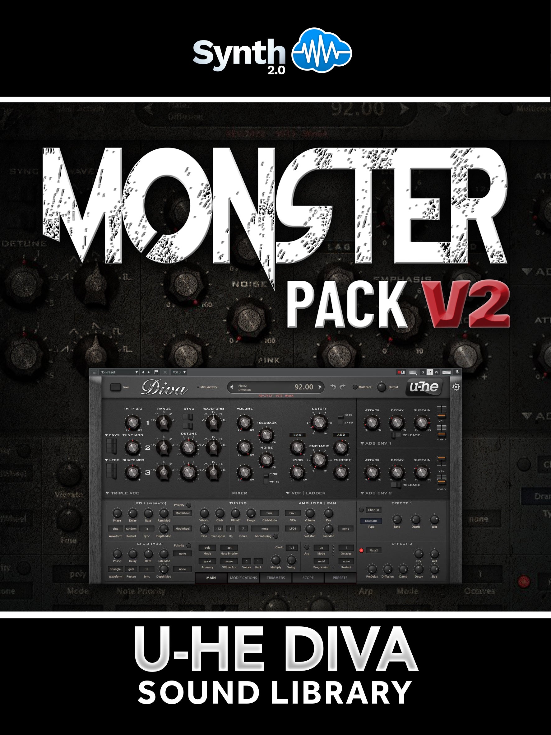 SCL574 - Monster Pack V2 - U-HE Diva
