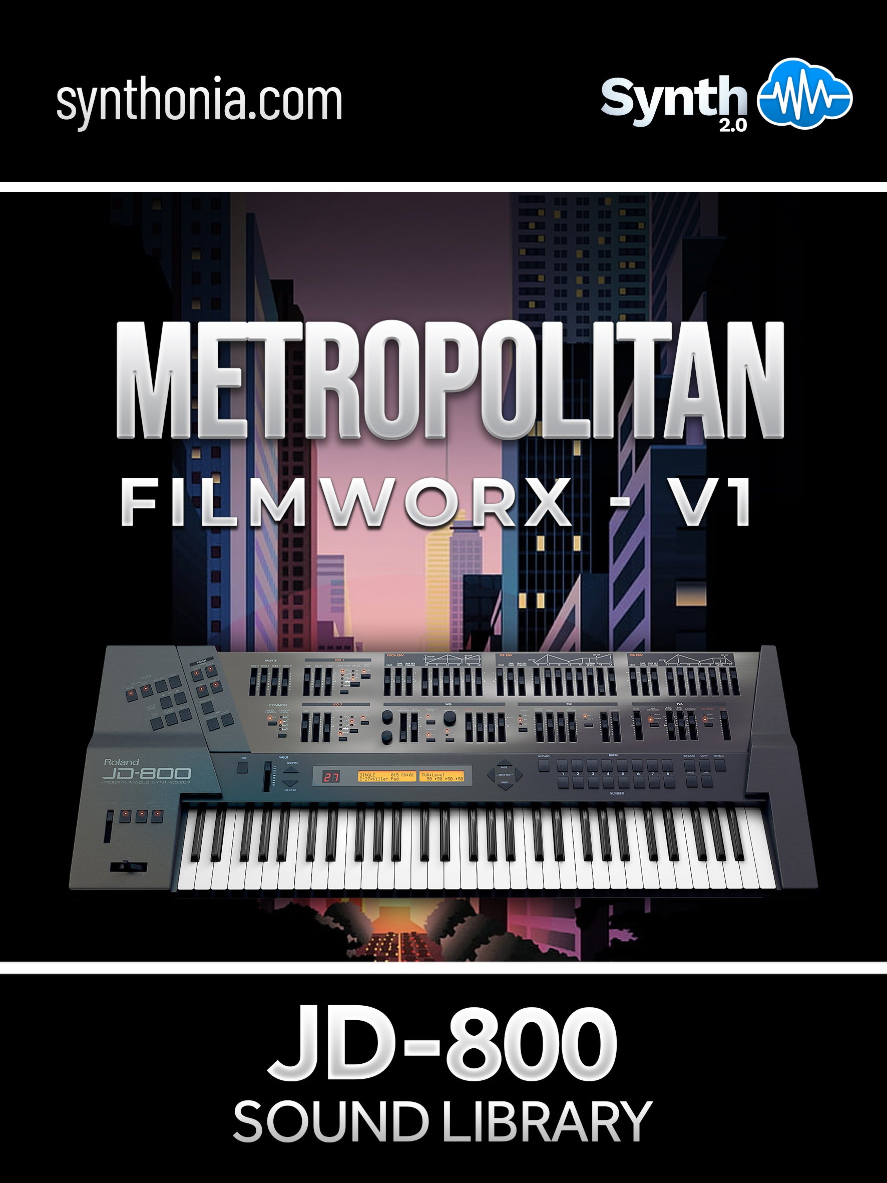 DSL003 - Metropolitan Filmworx V1 - Roland JD-800 ( 64 presets )
