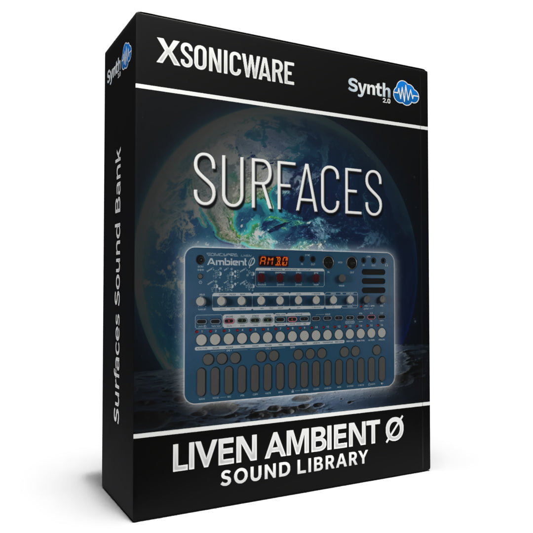 TPL074 - Surfaces - Sonicware Liven Ambient Ø ( 40 presets )