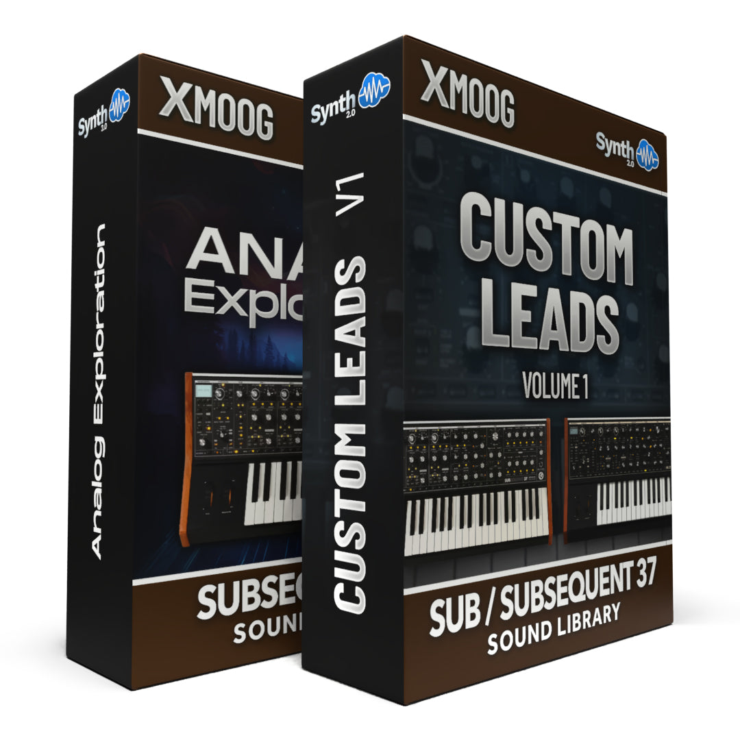 SCL502 - ( Bundle ) - Analog Exploration + Custom Leads - Moog Subsequent 37