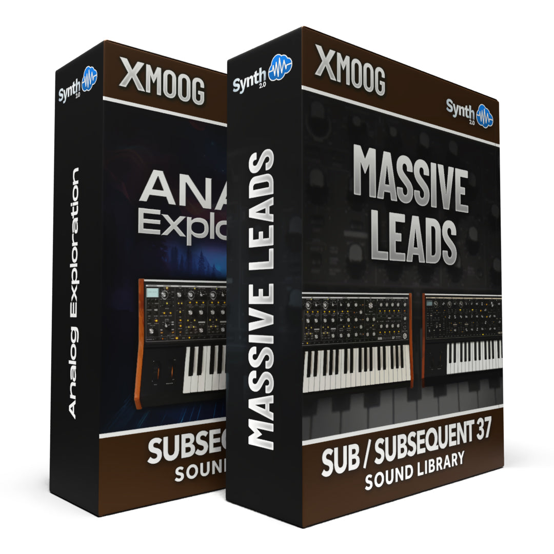 SCL501 - ( Bundle ) - Analog Exploration + Massive Leads - Moog Subsequent 37