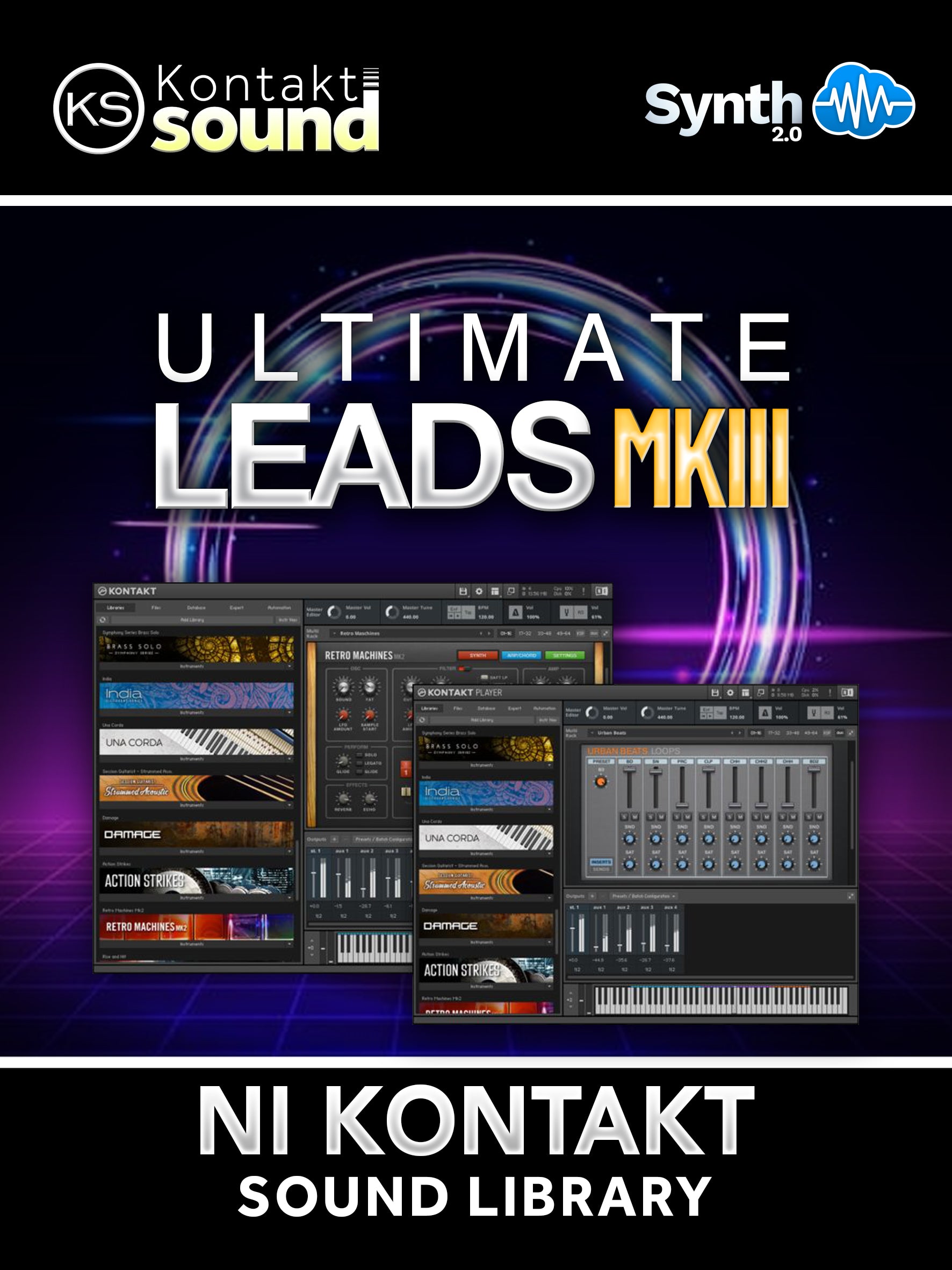 DRS063 - Ultimate Leads MKIII - Native Instrument Kontakt - Full Version ( 32 presets )