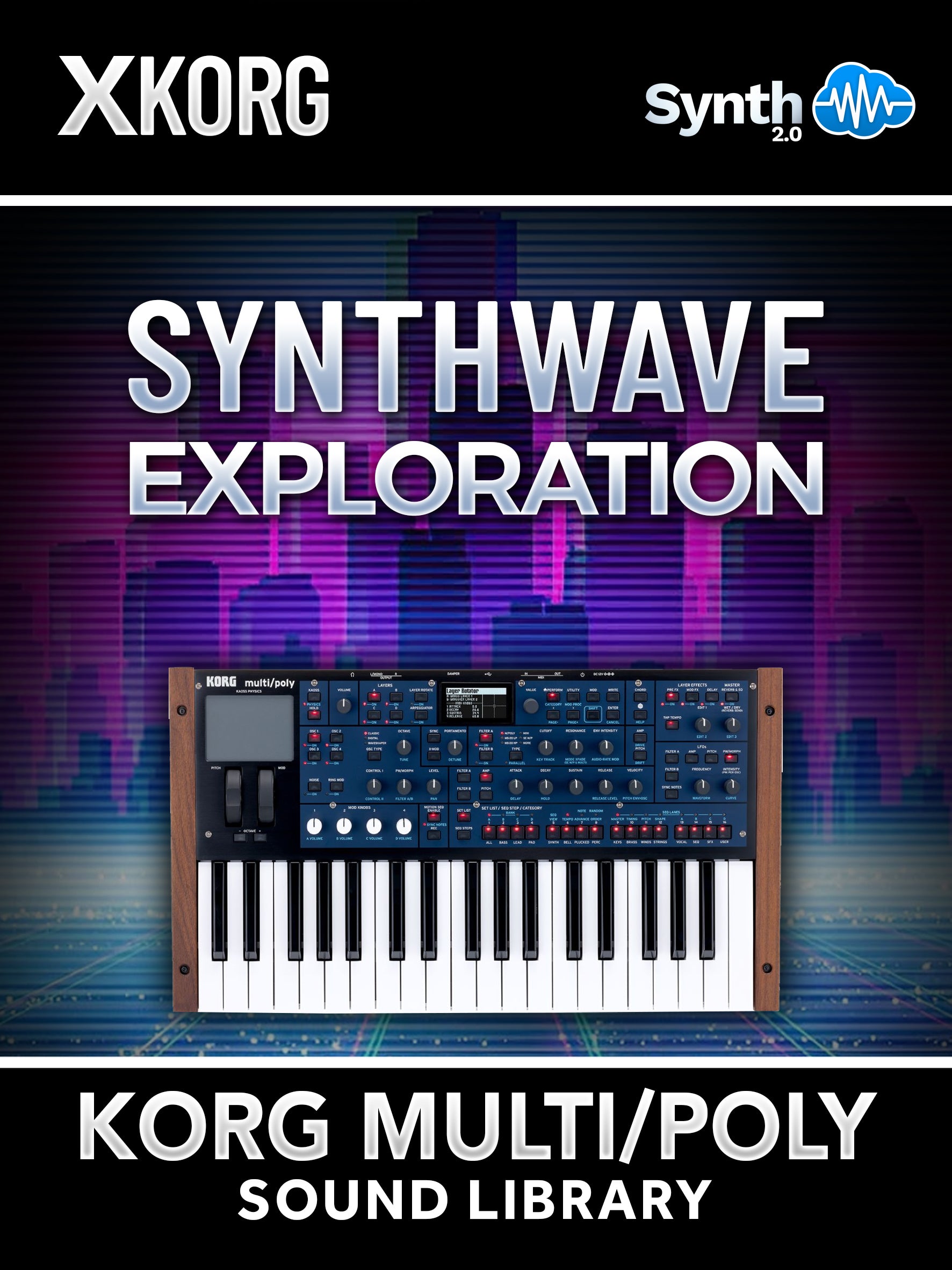 KLL019 - Synthwave Exploration - Korg Multi/Poly ( 40 presets )