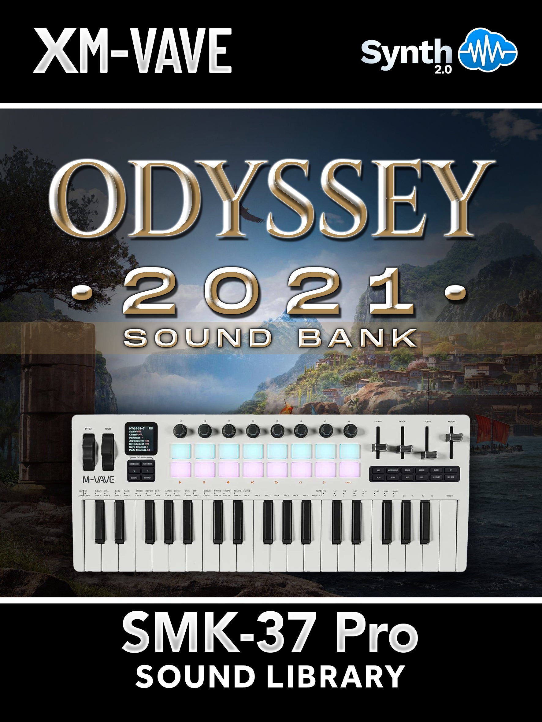 DTM・DAW M-VAVE SMK-37 PRO The Odyssey 2021 – 100 Patches for M-VAVE SMK-37 Pro – Synthcloud