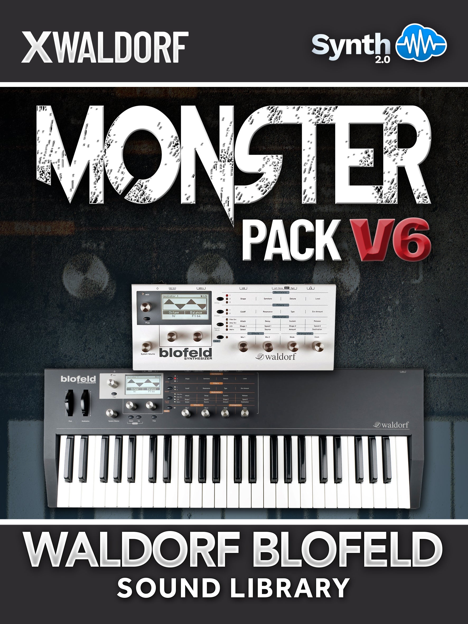 SCL568 - Monster Pack V6 - Waldorf Blofeld / Desktop ( 1000+ presets )