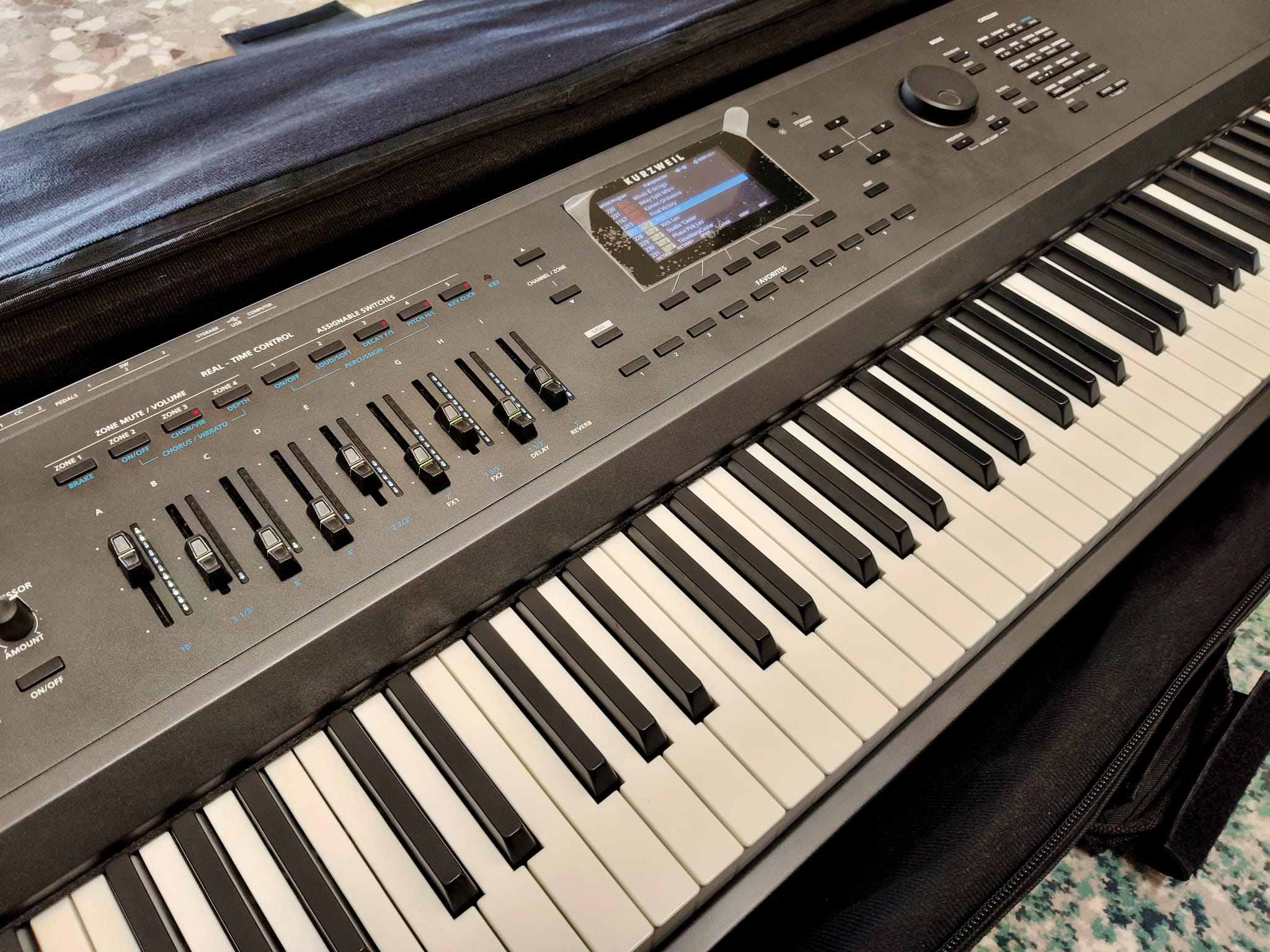 KURZWEIL FORTE 88 + original Bag + Synthcloud Libraries