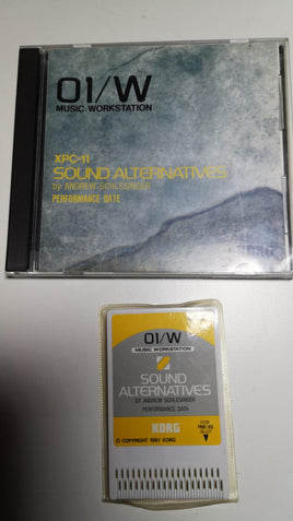 KORG 01/W PERFORMANCE DATE XPC-11 SOUND ALTERNATIVES