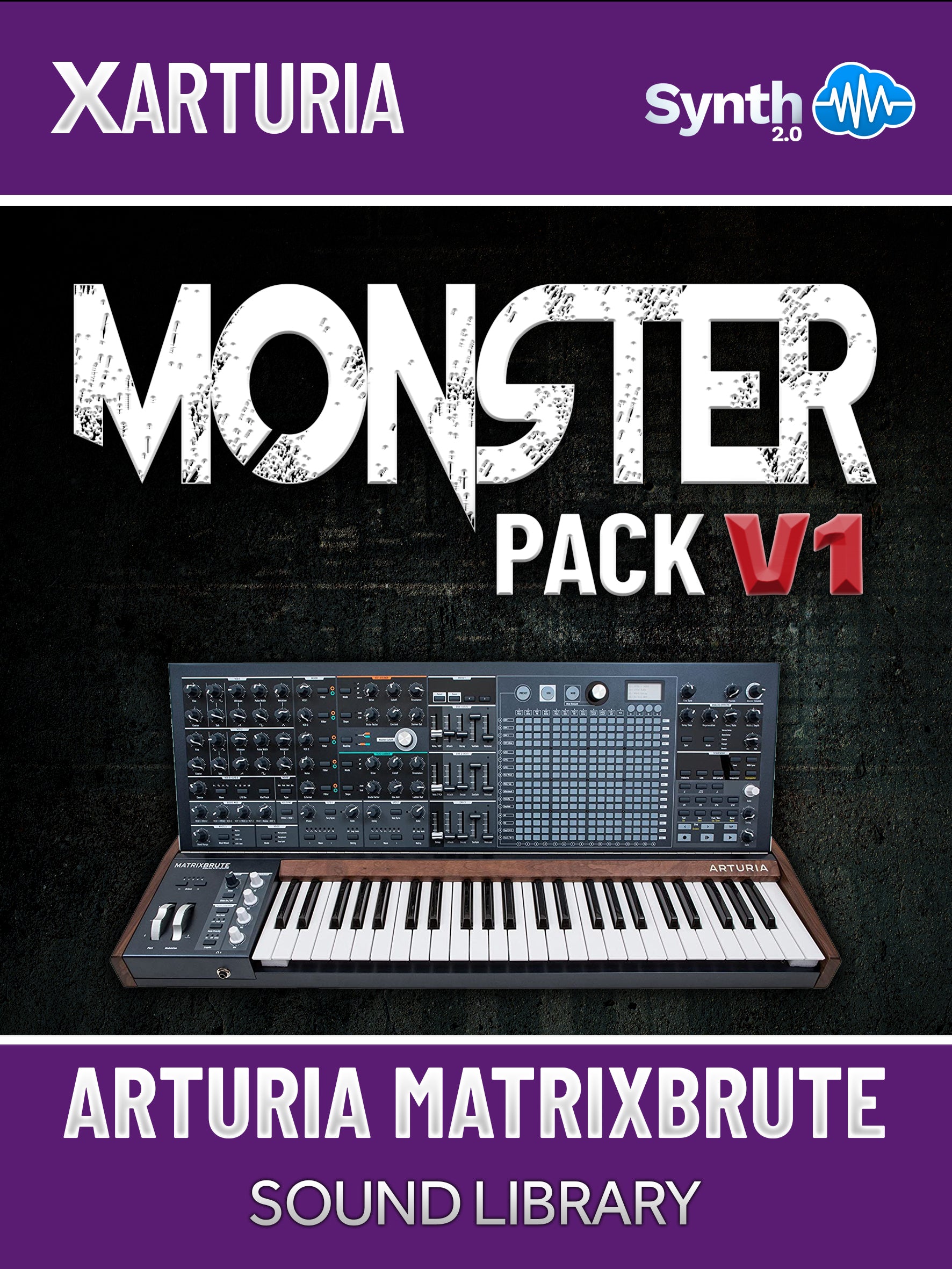 SCL234 - Monster Pack V1 - Arturia Matrixbrute ( 120 presets )
