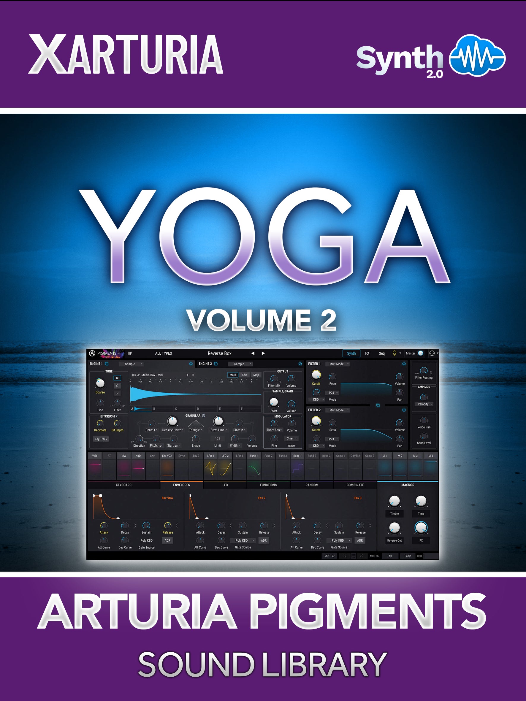 TPL020 - Yoga V2 - Arturia Pigments 3 ( 65 presets )