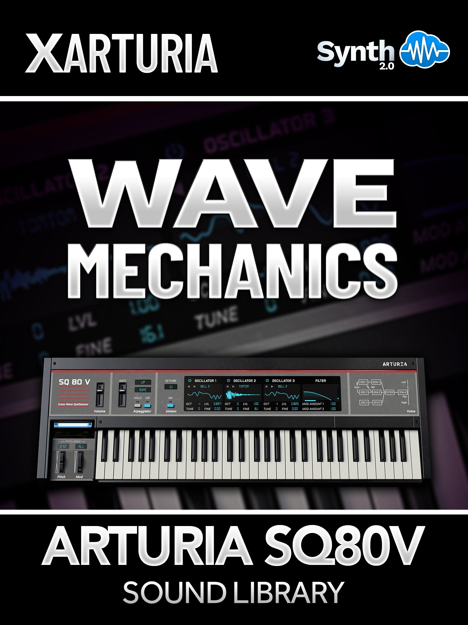 TPL007 - Wave Mechanics - Arturia SQ80V ( 65 presets )