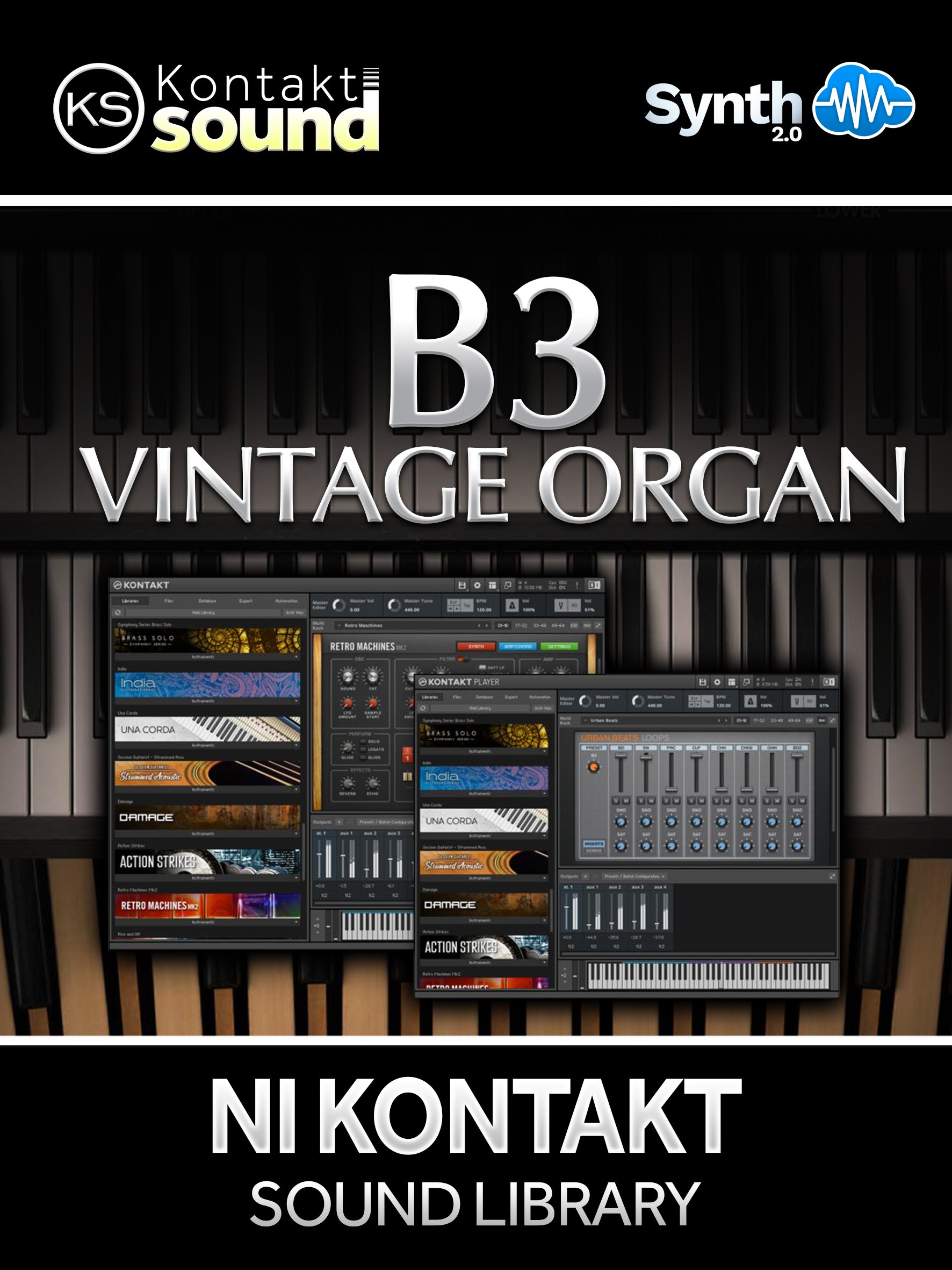 LDX118 B3 Vintage Organ Native Instruments Kontakt Full Version